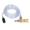 Chemical Injector Brass Stainless Adjustable Downstream Injector with 9.8ft Tube for Pressure Washer 5000PSI