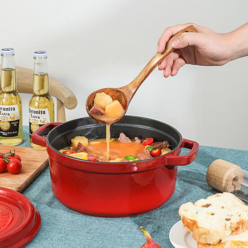 Kangbache Colorful Enamel Cast Iron Stockpot