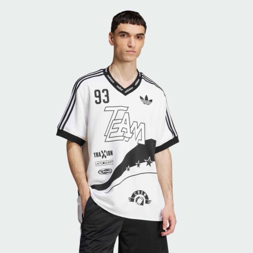 

Adidas Футболка с коротким рукавом Adilenium 2 Team 93 белая черная Jn0808 XS