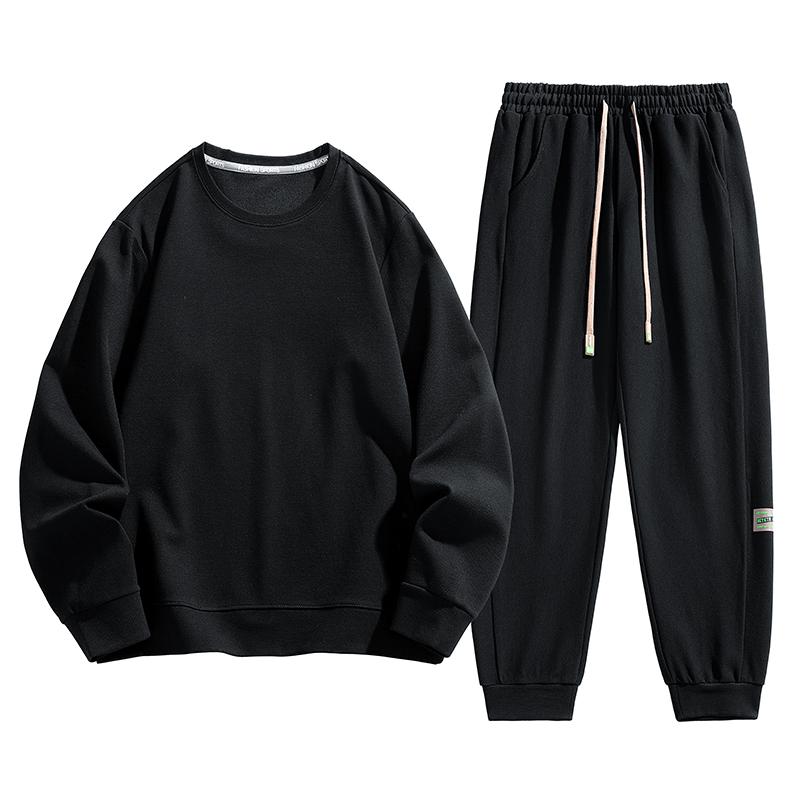 Herbst Pullover Rundhals Lässig Mode Pullover Set Zweiteilig Langes Set