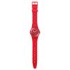 Swatch GENT BIOSOURCED LOVE IN SCARLET Red Wristwatch, SO28Z122, Unisex,