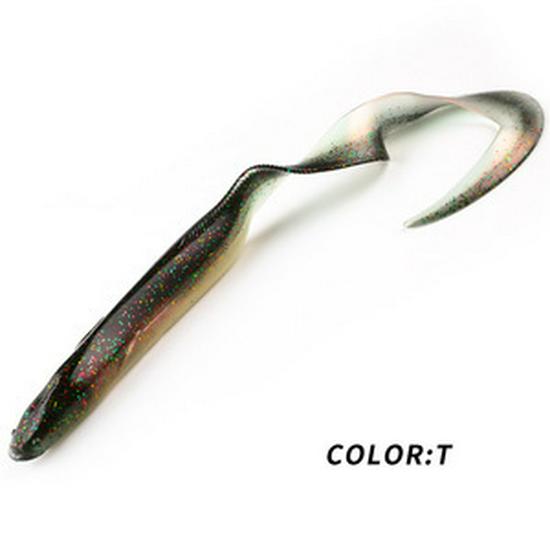 BEARKING Soft Bait Eel Lure with Lead Head Hook, 15cm/20cm for Long Cast Sea Fishing (L45L46)
