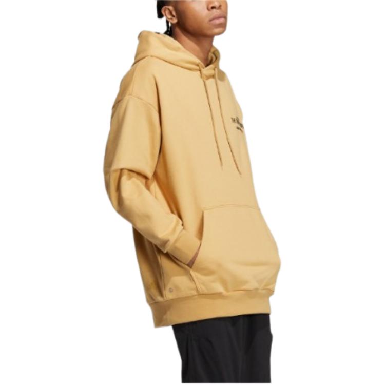 Adidas Sweatshirts Men's Light Gold Hooded Moderate Regular IB2733