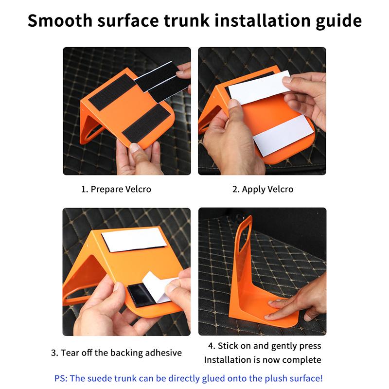 Multifunctional Car Back 1Pc Auto Trunk Organizer Rack Luggage Box Stand Shake-Proof Fence Storage Holder Tools