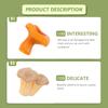 8pcs Mini Mushrooms For Crafts Realistic Resin Figurines Tiny Mushroom Decoration For Artificial Vegetables Hot Pot Dishes Foods