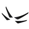 4Pcs Front Bumper Side Air Vent Trim Improved Aerodynamics Glossy Black Mudguard Side Wing Vent Trim for 1 Series F20