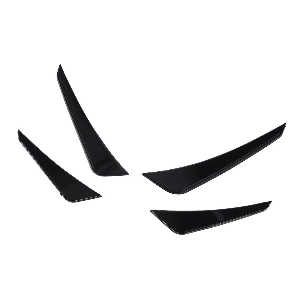 4Pcs Front Bumper Side Air Vent Trim Improved Aerodynamics Glossy Black Mudguard Side Wing Vent Trim for 1 Series F20