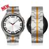 Stainless steel no gaps bracelet for Samsung Galaxy Watch 7 4 5 6 classic 47mm 43 42 46mm 45mm titanium color strap 40 44mm band
