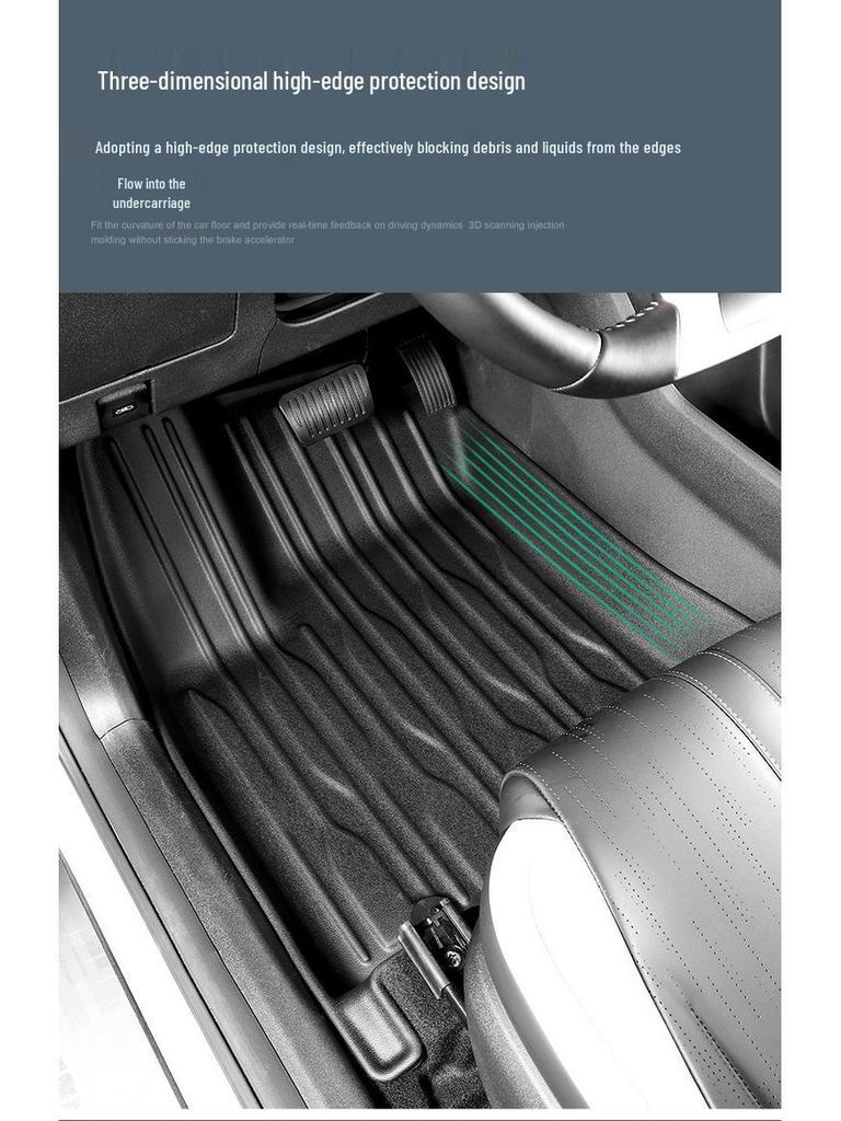 Eco-Friendly TPE Floor & Trunk Mats for 2023-2025 BYD Seagull