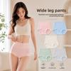 Übergrößen Damen Frühling und Sommer Baumwolle Hohe Taille Verlängerter Antibakterieller Schritt Hautatmungsaktive Slips