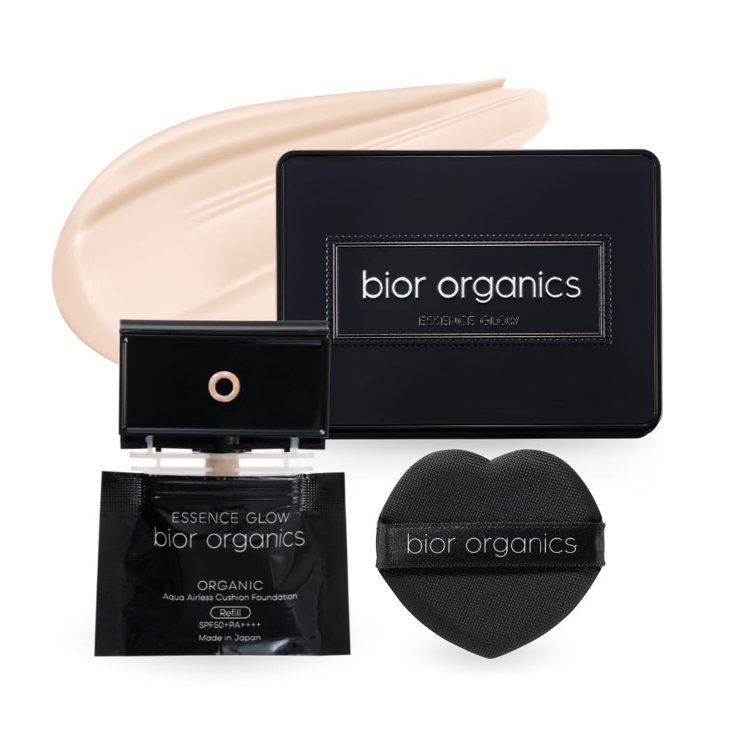 

Organic Aqua Airless Cushion Essence Glow Compact Refill & (with puff) (007G)