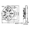 1PC 7pin Ceramic Tube Socket Valve Base For FU-25 1625 6A6 826 832 Vintage Audio Amplifier DIYGood product