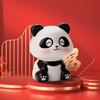 Ornamenti per Auto Caldi Gatto Portafortuna Solare Panda Giocattolo Automatico che Annuisce Bambola Negozio Auto Reception Decorazione Creativa Regali di Festa