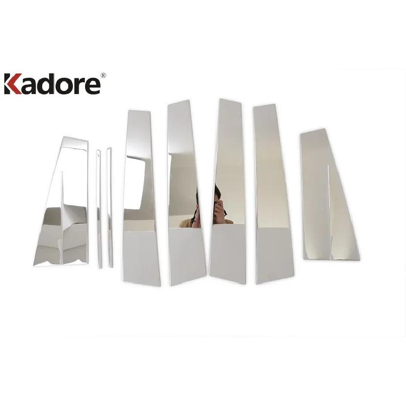 For Jeep Compass 2017-   Steel Car Window Center Pillar Cover Trim Window Middle B C Pillars Post Strip Accessories