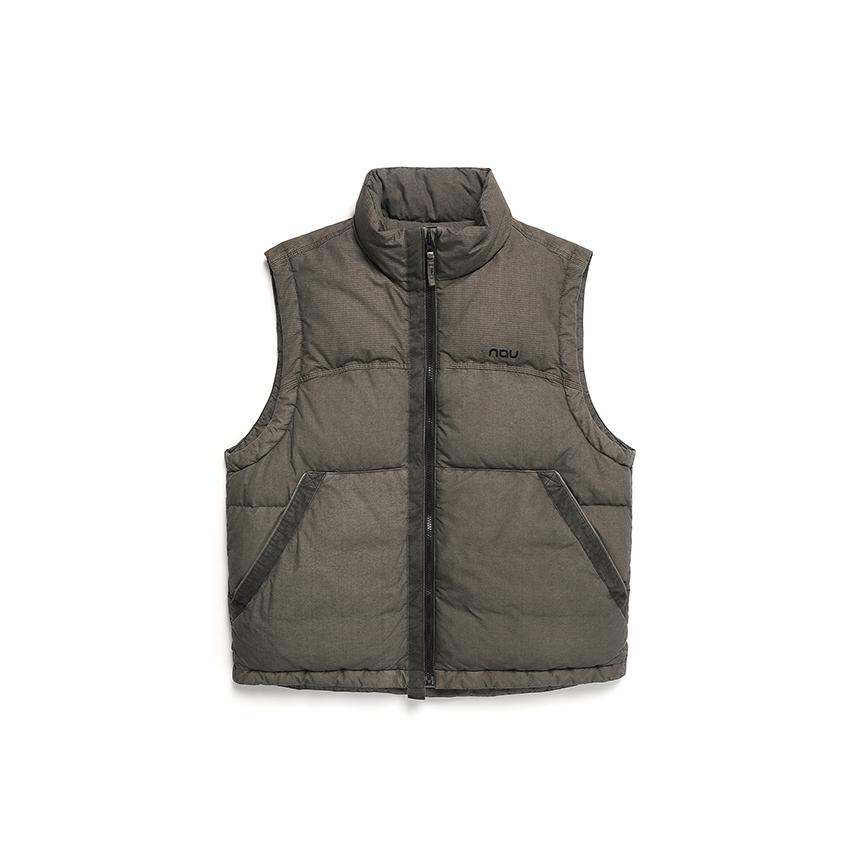 Nau Garment-Dyed Down Vest 2 Gray