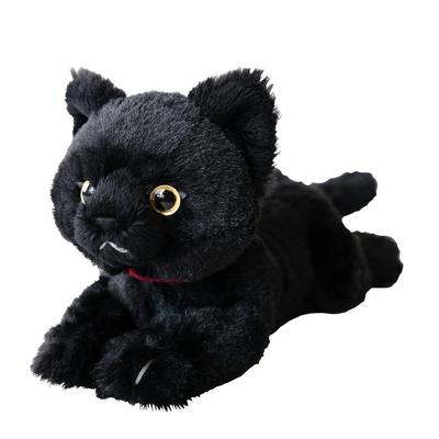 Sunlemon Knie Katze Schwarz SS 11 x 12 x 29cm Stofftier P-8032
