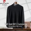 Herren 100% Kaschmir Pullover mit halbem Stehkragen