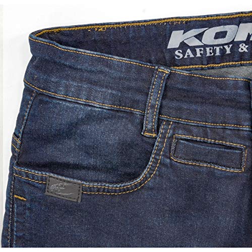 KOMINE Motorcycle Protective Jeans WJ-749, All-Season Protector, CE Certified, 07-749, Black, Size L