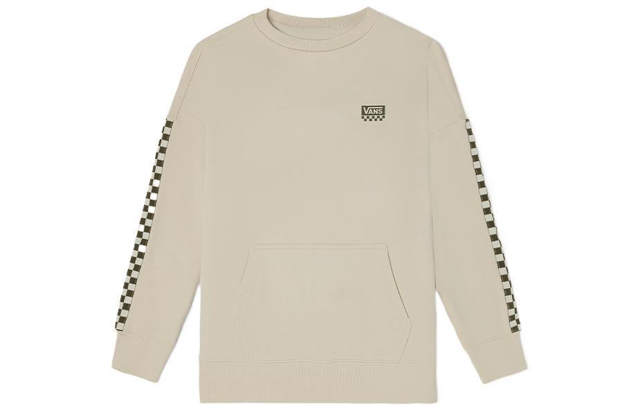 Vans Sweatshirts Unisex Light Khaki Crew Neck Moderate Regular VN0009112N1 L