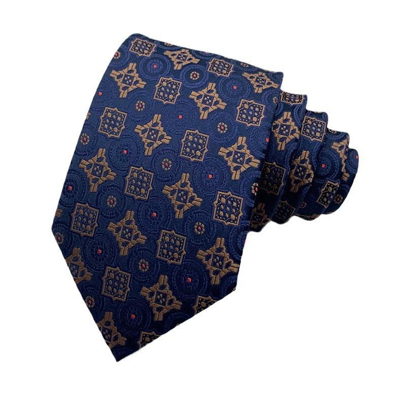 Gravata masculina, vestido com padrão retrô, acessórios casuais de negócios, fonte preferida
