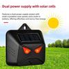 New Waterproof Outdoor Animal Deterrent Device with Laser Red Light Strobe for Animal Expulsion - Solar Deer Repellent
