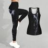 Wild Wolf Pattern Print Yoga Outfit for Women Fashion Workout Leggings Fitness Sports Casual Yoga Set Sports Suit
