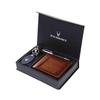 WildHorn Leather Wallet, Keychain & Pen Combo I Gift Hamper for Men (Sandy Tan)
