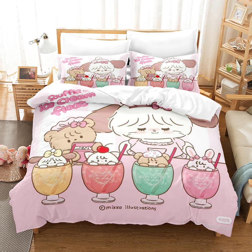 Three-Piece 3D Digital Printing Home Textile