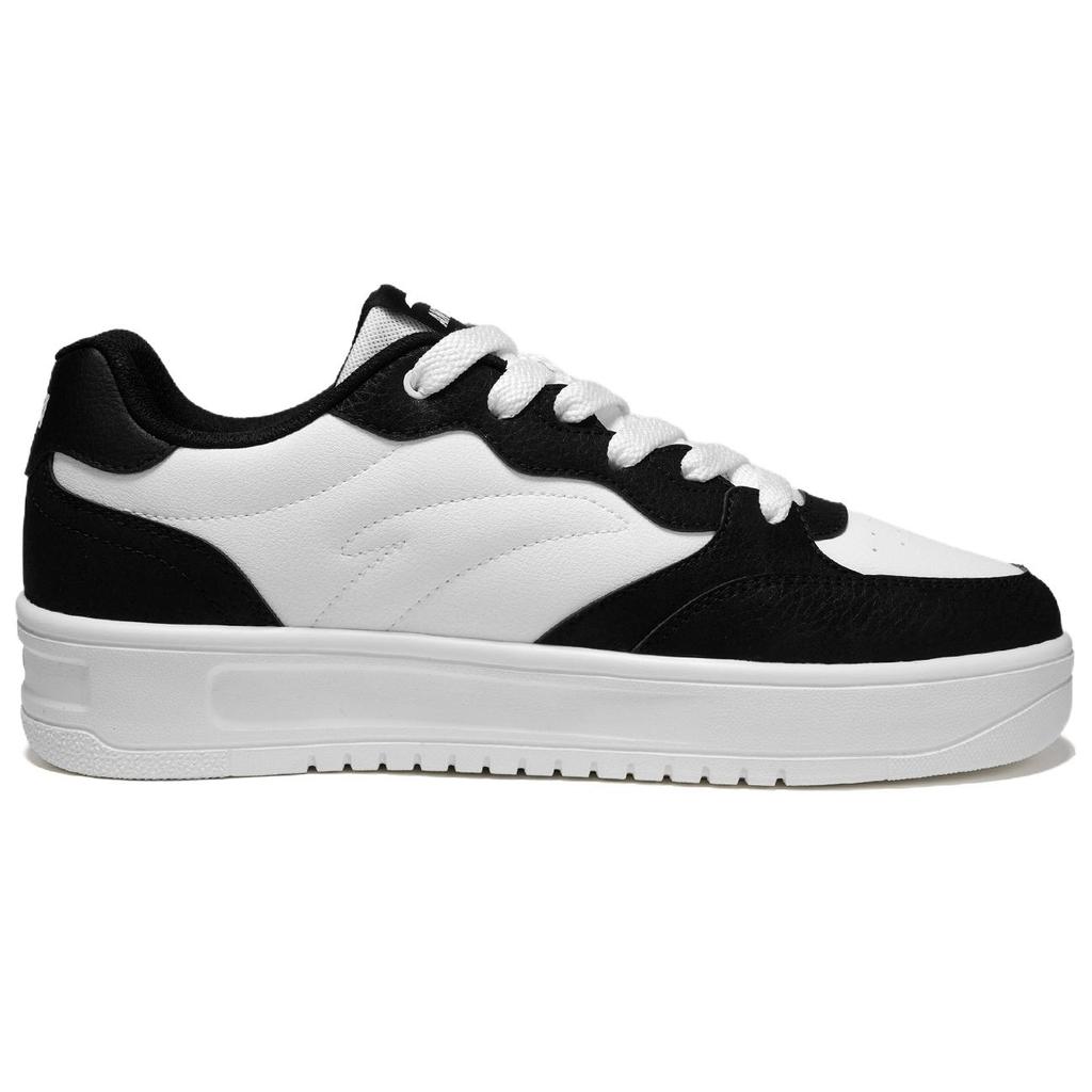 Anta Lightweight Comfortable Spring Versatile Breathable Durable Low-Top Sneakers Men sneakers White Black 912628016Q-5