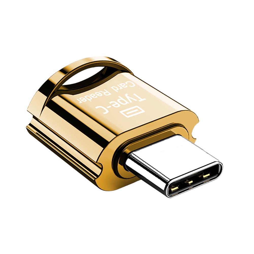 Type-c / Android Micro Usb Interface Smart Adapter Card Reader Mobile Phone Tablet External Transfer Tf Card Reader