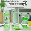 Panda Oil Drip Hourglass Ornament: Calming Desktop Timer Gift for Kids