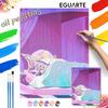 Disney Sleeping Beauty DIY Oil Painting Art Painting Kit Home Wall Decor Handmade Gift For Bedside Bedroom Princess Theme Wall Art Decor