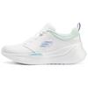 Vapor Foam Comfortable Versatile Fabric Breathable Low-Top Running Shoes Women Sneakers White Blue 150224-WBL