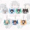 Anime Les 100 petites amies qui t'aiment vraiment Porte-clés Acrylique, Mignon Porte-clés Figurine Chibi Nekomimi, Rentarou Nano Shizuka Karane