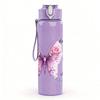 1PC Butterfly Christian Faith Quote Print 750ml Color Plastic Sports Water Bottle Leakproof Flip Straw Lid Suitable for Sports Office Home Use