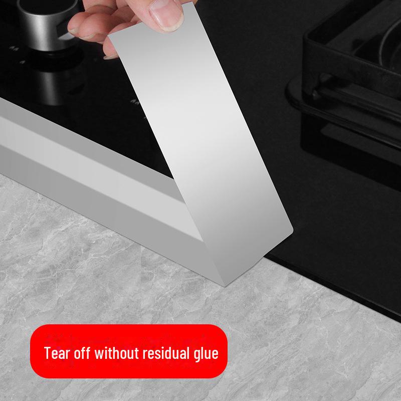 High Temp Resistant Aluminum Foil Tape: Self-Adhesive, Oil-Proof, Mold & Moisture-Resistant, Ideal for Stoves.