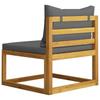 8 Piece Garden Lounge Set with Cushions Solid Acacia Wood