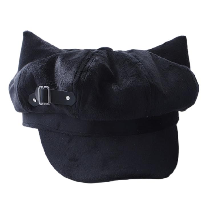 Novelty Stylish Cabbie Hat for Men Women Hat Dark Vintage Cabbie Caps Unisex Headwear Autumn Winter Hat for Daily Wear