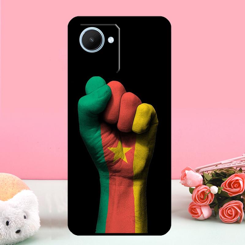 Republic of Cameroon Flag For Realme GT 5 Pro GT3 Neo5 9 10 11 12 Pro Plus C25s C21Y C30 C31 C33 C51 C53 C55 C35 Case
