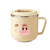 316 Stainless Steel Straw Water Cup Double Wall Drinking Cup Cute Insulated Mug  for Children