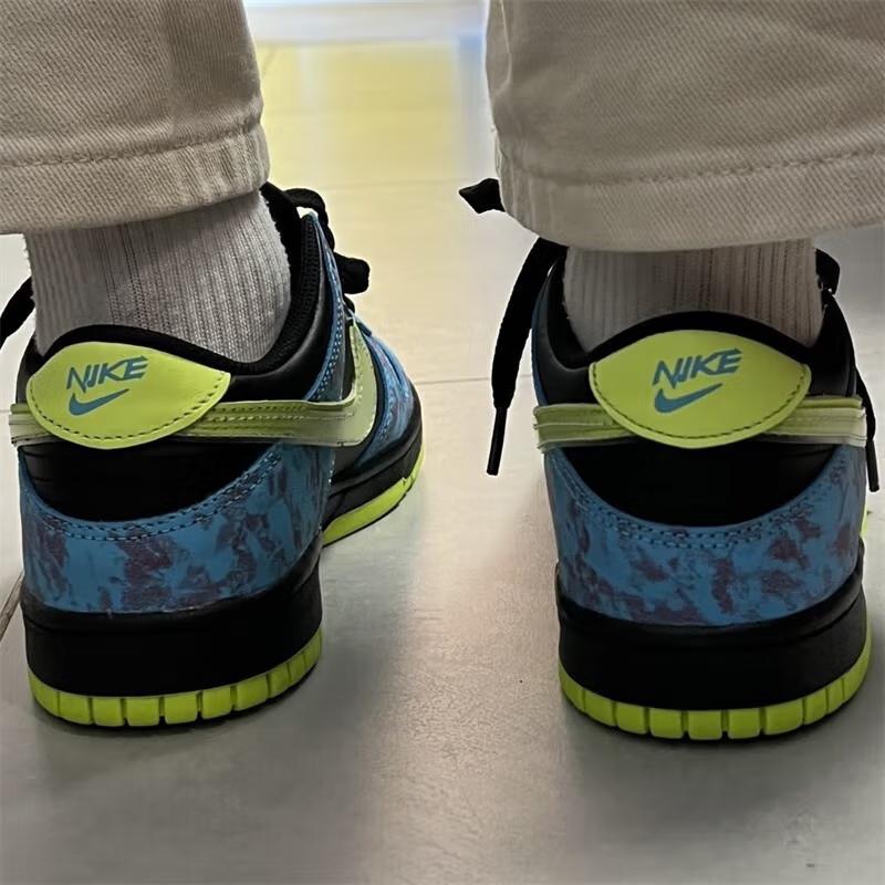 Nike Dunk Low SE Acid Wash Baltic Blue Volt GS DV1694-900