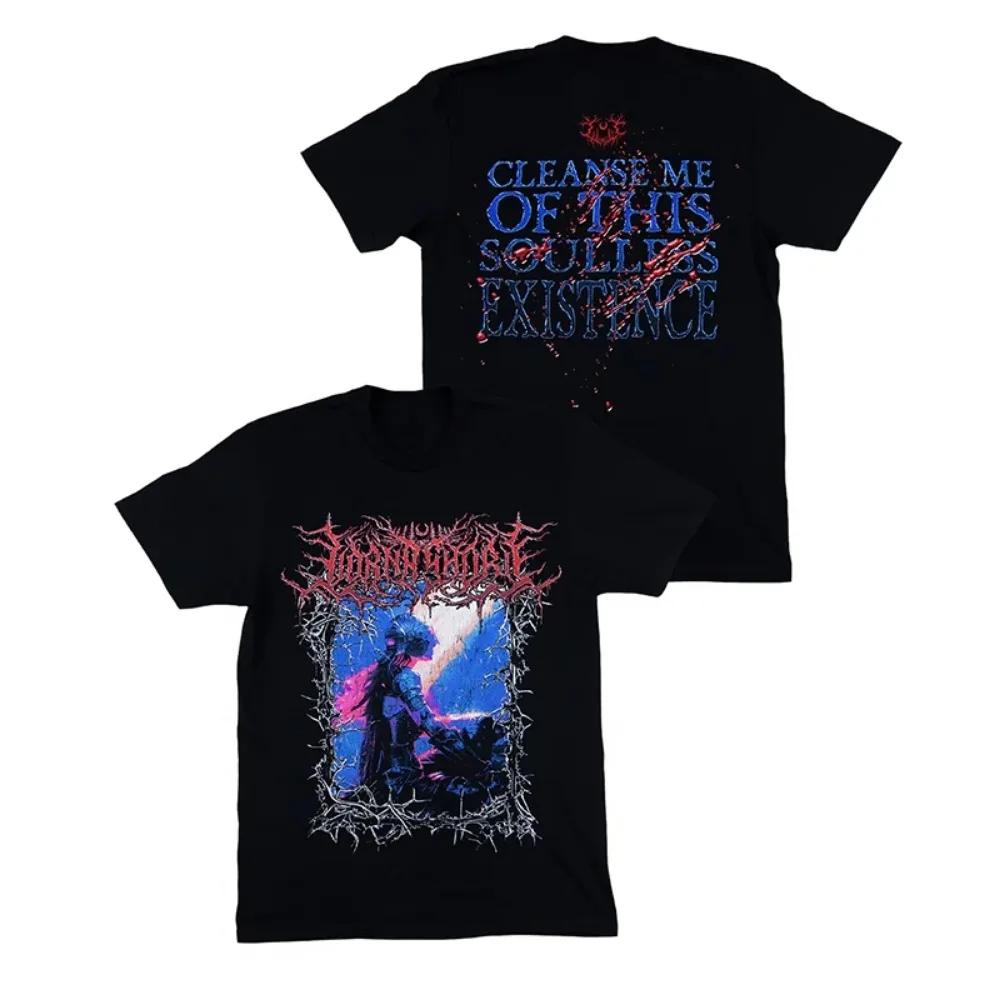 Streetwear Lorna Shore Band Dead Core Dark Metal Wind Rock American Loose Men Women T-Shirts Summer Cotton T Shirt Clothing Tops