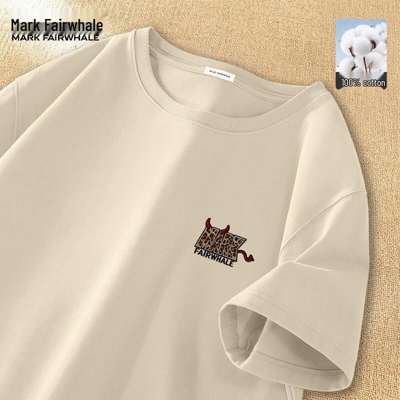 

Mark Fairwhale Men s Heavyweight Cotton Leopard Print T-Shirt L