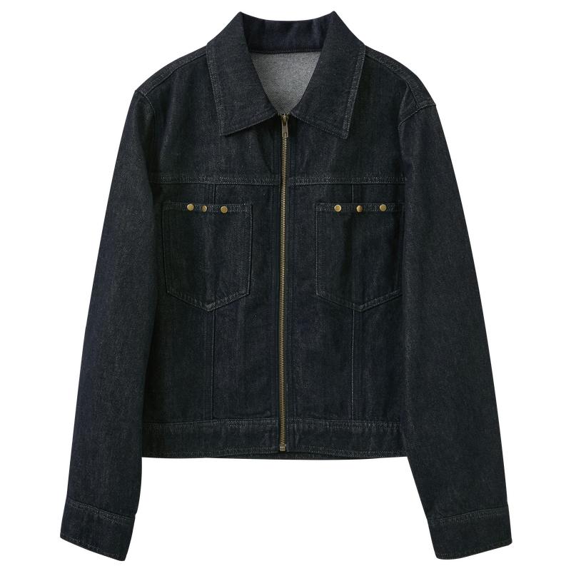 Джинсовая куртка Sancai свободного кроя с лацканами