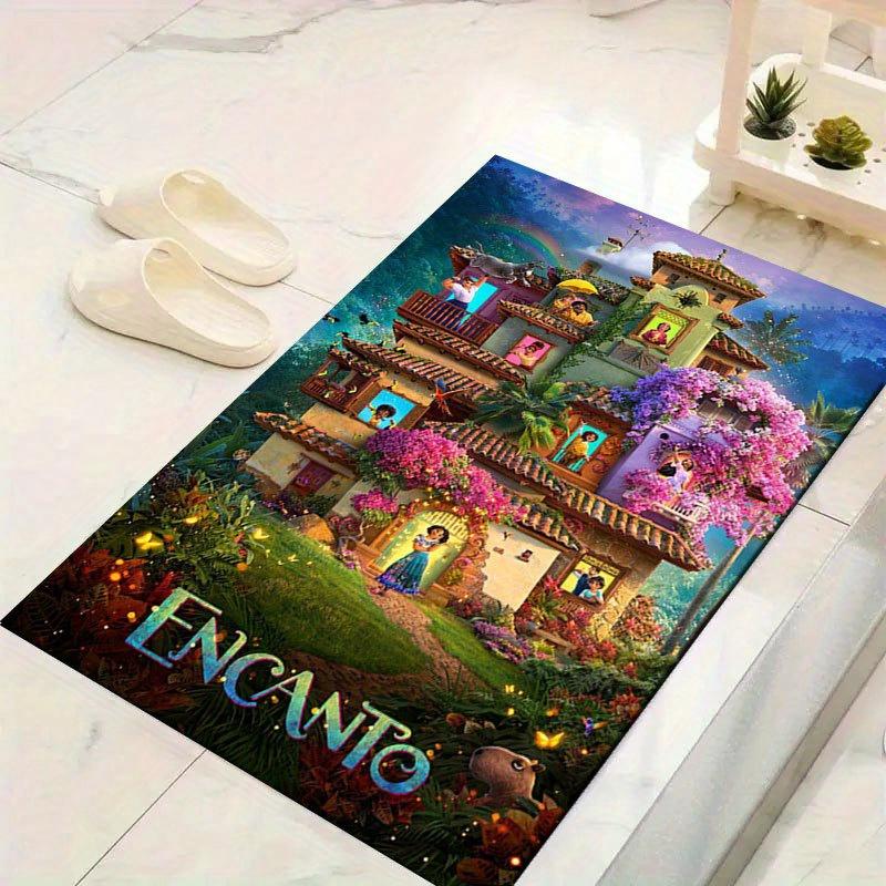 1pc Encanto Pattern Carpet Area Rug Non-slip Carpet Hand Washable Floor Mat Suitable For Living Room Bedroom Home Decor Room Decor Christmas