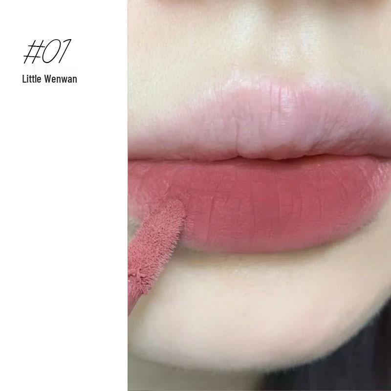 HERORANGE Little Mood Velvet Matte Lip Mud - Long-lasting, Fade-resistant Lip Gloss for Students 3.5g