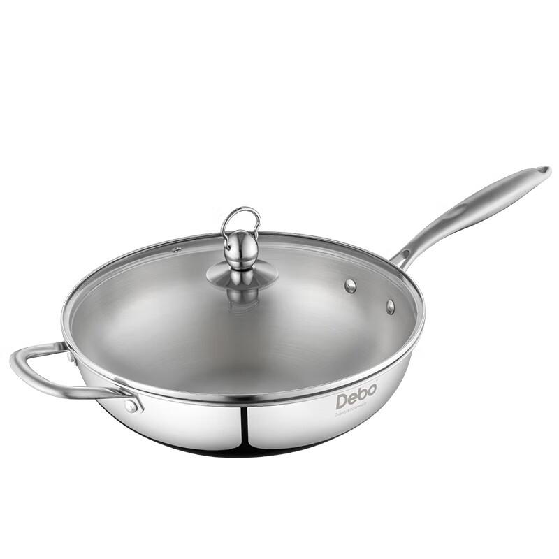 Debo DEP-316 Bevoen Stainless Steel Wok