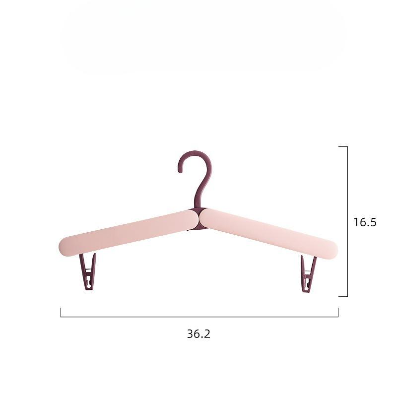 5pcs Portable Folding Travel Hanger-Multifunctional Clothes Drying Rack,Compact Foldable Design for home use,Hangers for Clothes