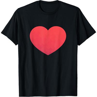 Heart Valentines Day Shirt - Graphic Novelty Love Heart T Shirt