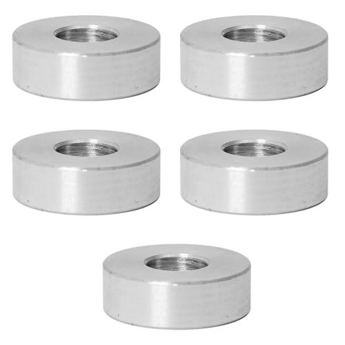 Increased Fire Aluminum Spacer, M8, 8.2mm ID x 20mm OD x 8mm Thick, Set of 5, Round Spacer Screw Standoffs